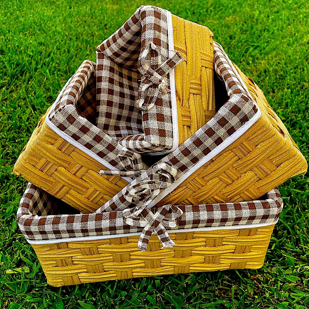 Handmade Storage Baskets set of 4